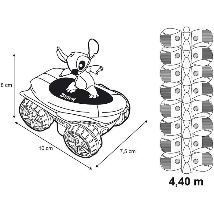 Pista Smoby Stitch FleXtreme Set circuit de curse