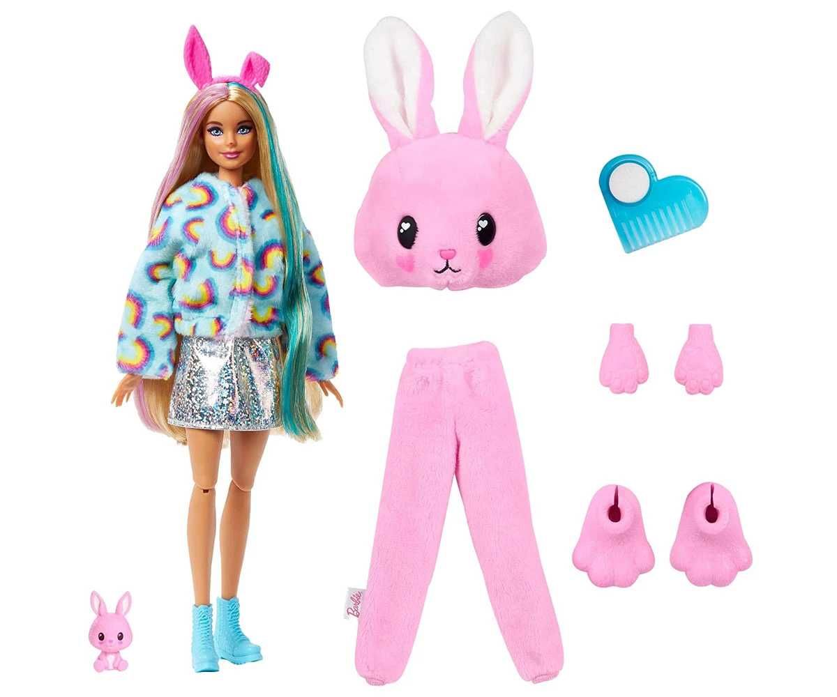 Barbie® Cutie Reveal™ кукла с плюшен костюм Зайче