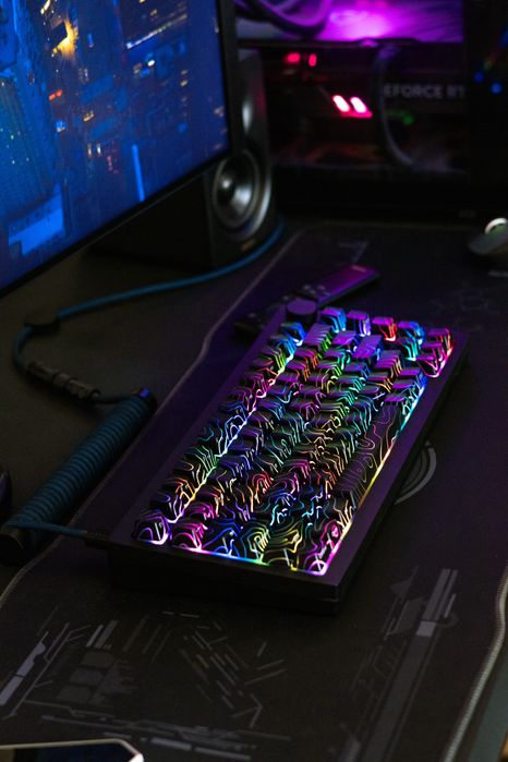 Игровая, механическая, алюминиевая клавиатура Akko Monsgeek M1W V3