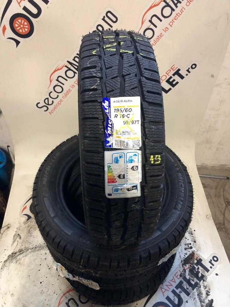 Super Anvelope Iarna Noi 4X 195/60 R16C Michelin DOT 2019!!!
