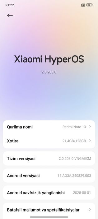 Xiaomi Redmi note 13 . Срочно сотлади