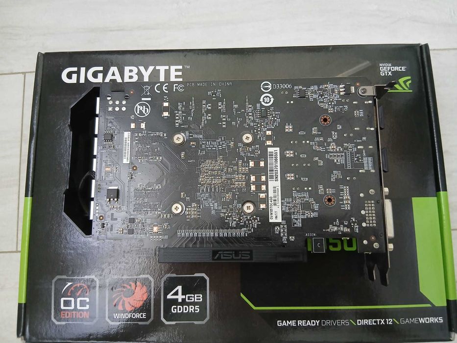 Vând GeForce® GTX 1050 Ti 4GB, stare utilizată