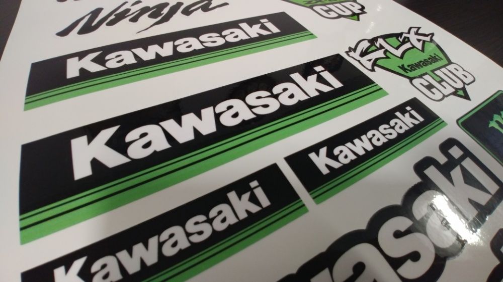 REDUCERE Stickere Kawasaki A3 sticker moto versys ninja yamaha