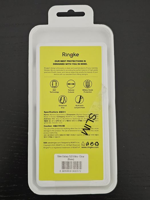 Husă Samsung Galaxy S23 Ultra RINGKE Clear + o husă de silicon