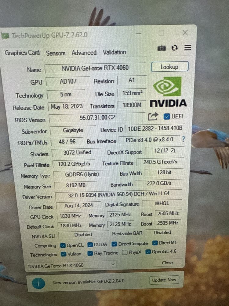 Sistem Desktop Gaming Gigabyte i5 13kgen 32g 1tb nvme RTX4060 8g