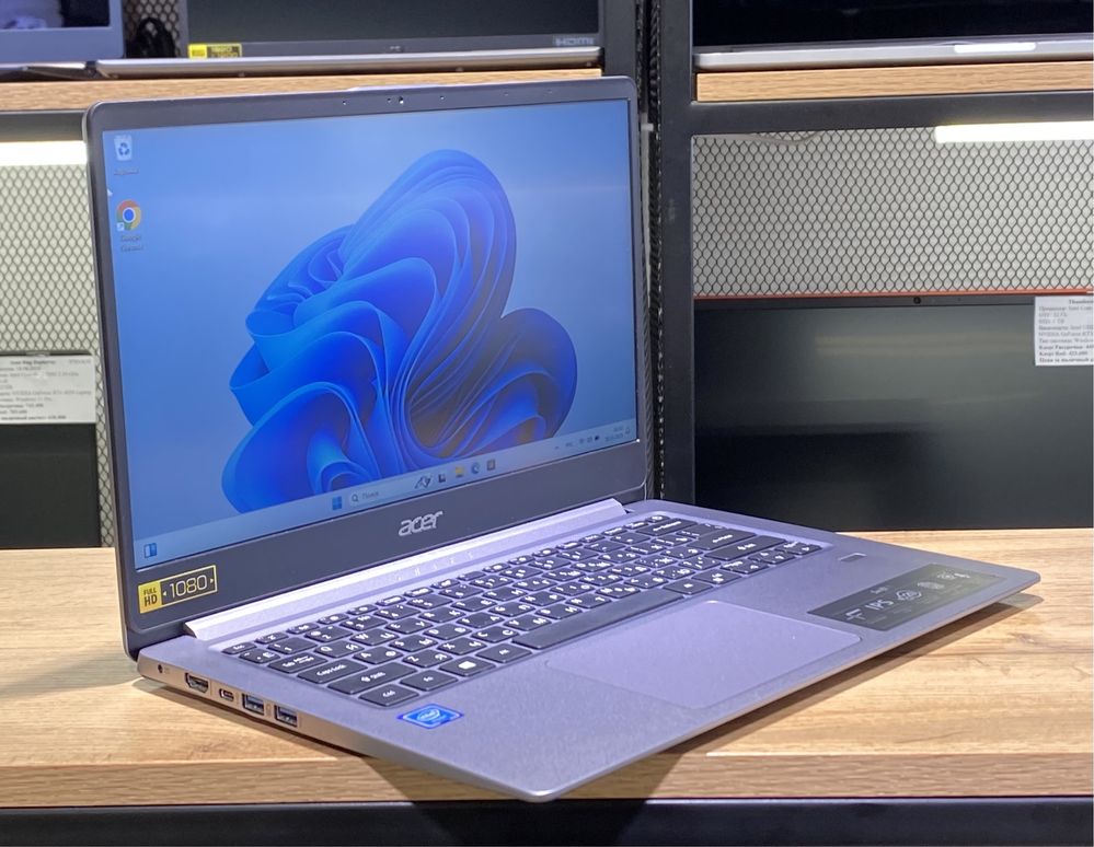 Ноутбук Acer Swift 1, Intel Celeron/4GB/SSD128GB, 9975/A10