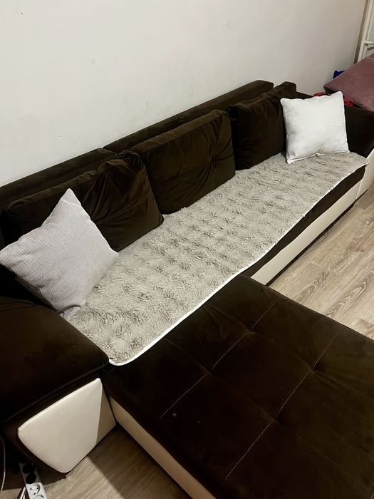 Ъглов диван/ ляв ъгъл  разтегателен