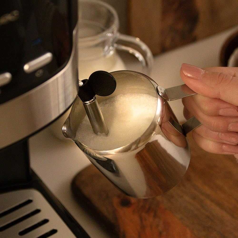 Еспресо машина Cecotec Compacta Power Espresso 20 Pecan, 1100 W, 20bar
