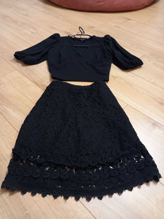 Set marime 38, fusta si top Zara
