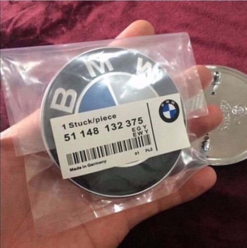 Emblema sigla BMW fata-spate 74mm 2 pini