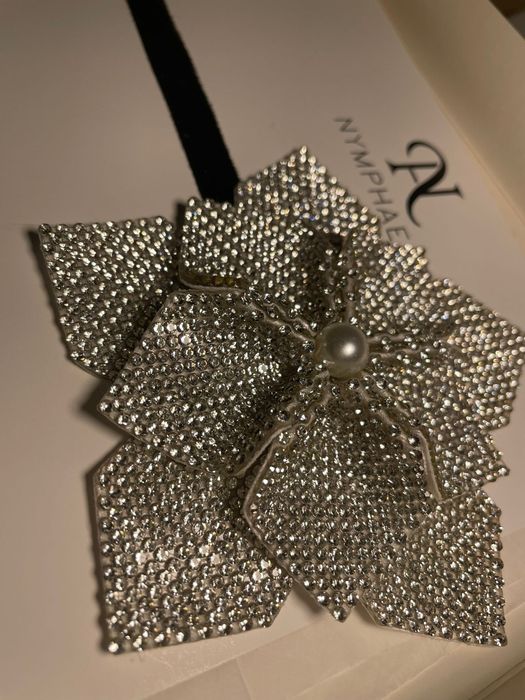 Colier-Choker Crystal Flower Nymphaea