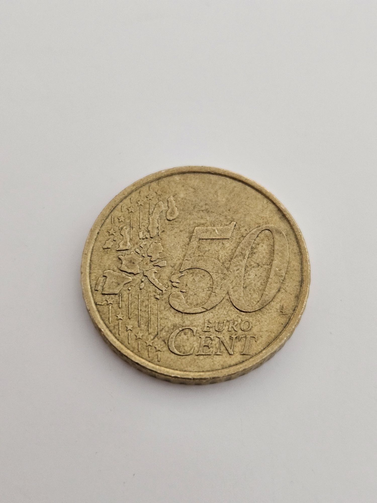 Moneda 50 de euro centi 2002 Germania