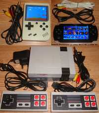 Consola Clona Nintendo NES 8Biti Portabila si Pt. TV