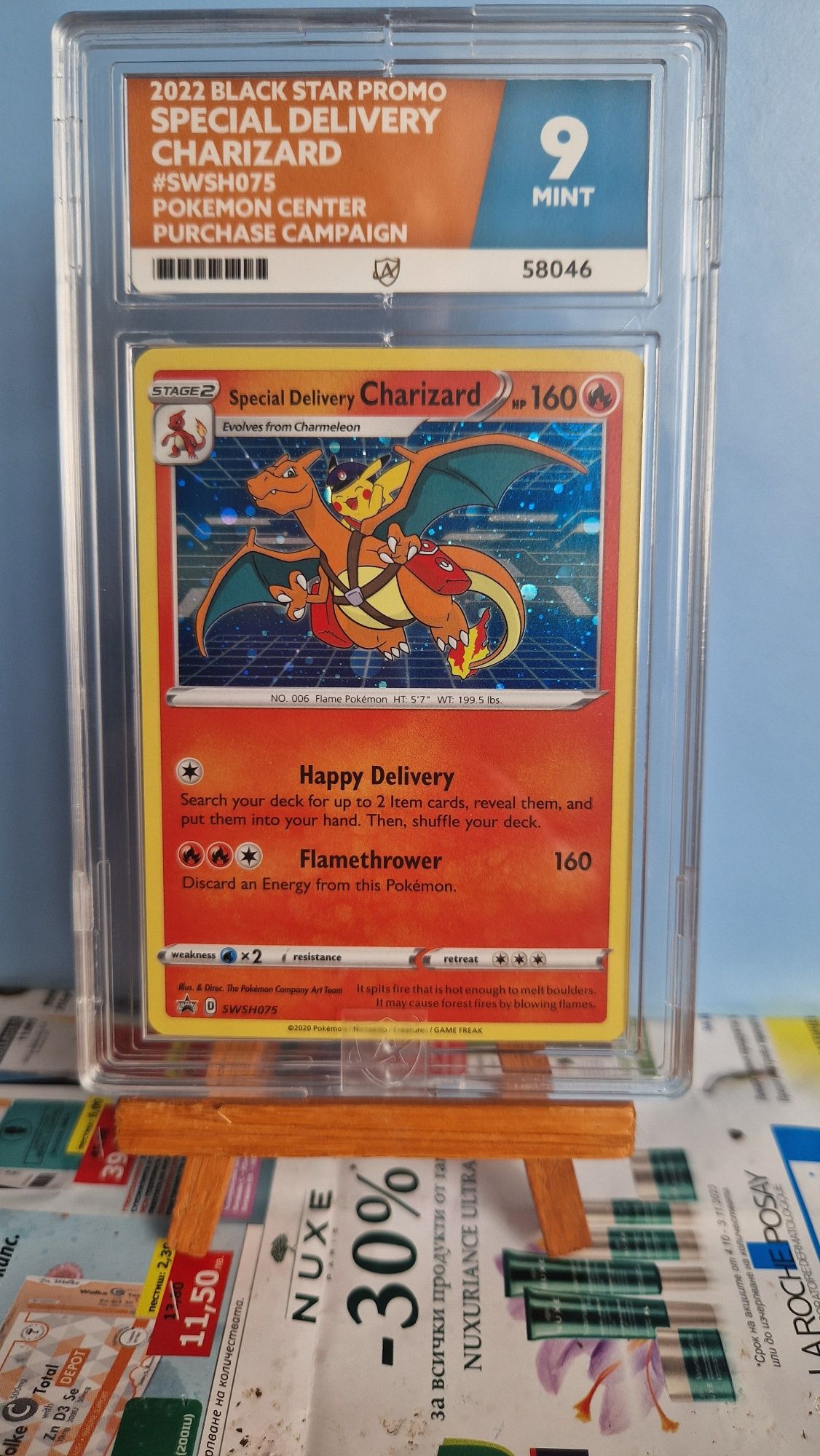 Charizard Pokemon PSA collection cards