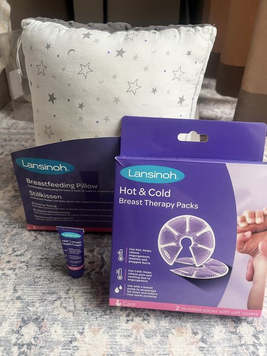 Терапия компреси за гърди Lansinoh и крем за зърна