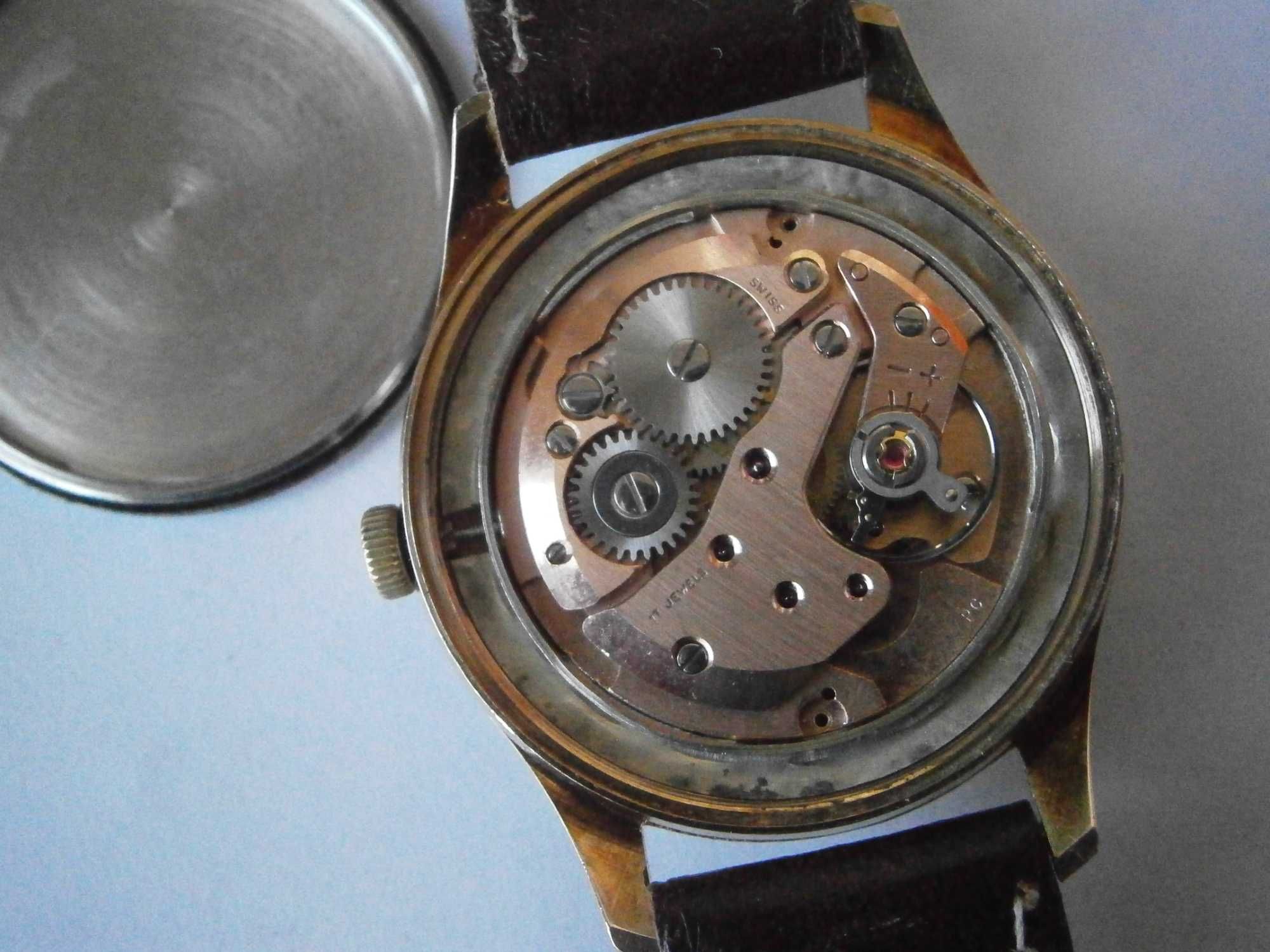 H. GERVIN, hand winding, cal. FHF 81-2 /date/, 17 jewels, swiss made