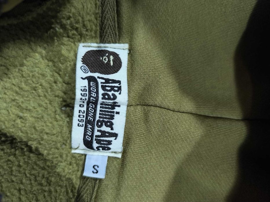 Camo Bape Shark Pullover Hoodie Hanorac 100 Bumbac Marime S