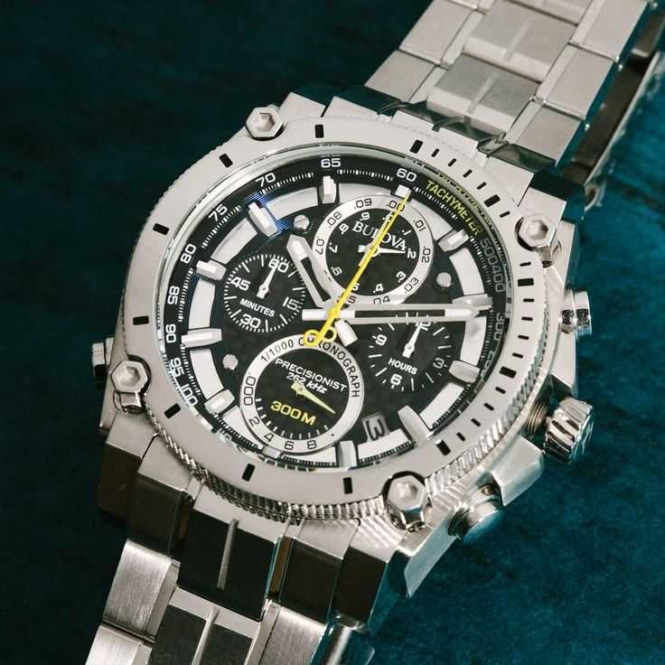 BULOVA PRECISIONIST 96B175 champlain chronograph