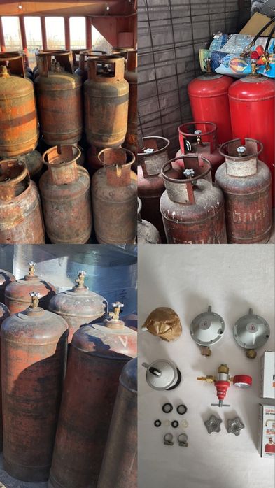 Продам газ балоны пустой и полный  27л 10 кг 50л 20 кг