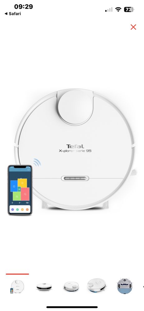 Робот пылесос Tefal 95