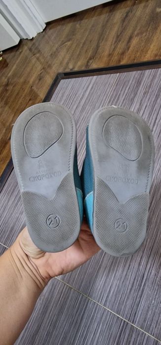 Сандалии на первый шах натуральная кожа