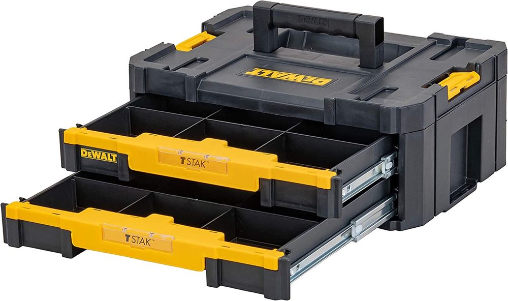 DeWALT Комплект TSTAK Куфари  - за машини + органайзер с чекмеджета