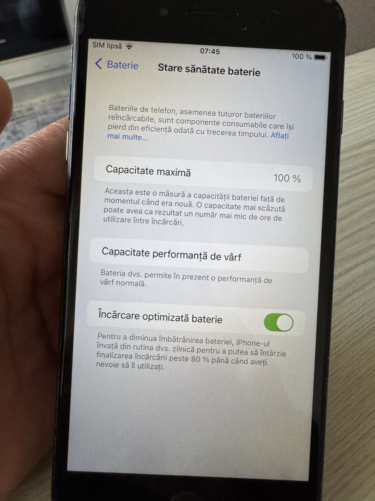Iphone 7plus orice retea .128 gb , defect