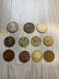 Лот монети 1 и 2 лева 1925 година