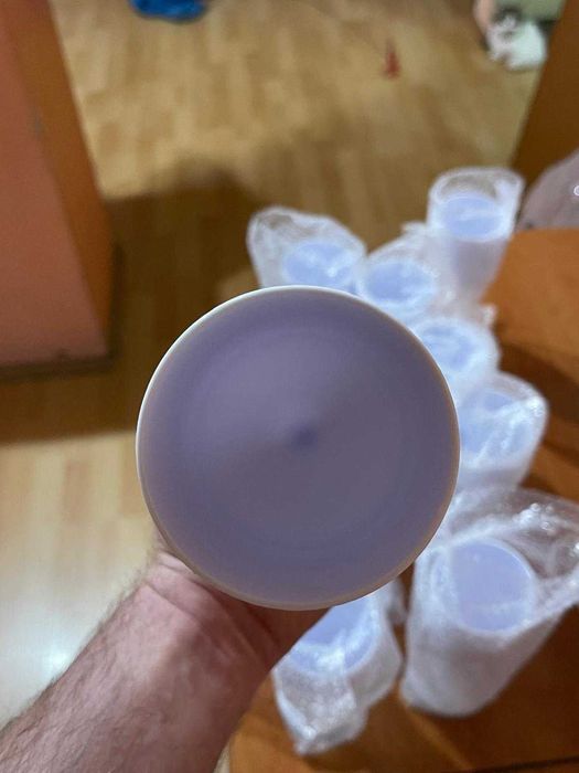 Pahare de vin din plastic Relaxdays, set de 11, incasabile, fără BPA
