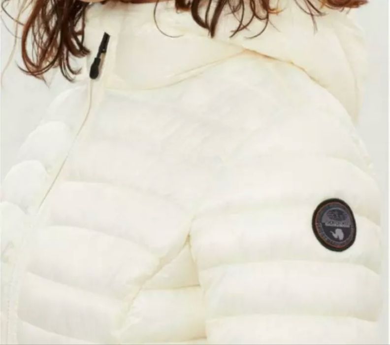 Дамско яке Napapijri Aerons Wom Long Milk - размер М