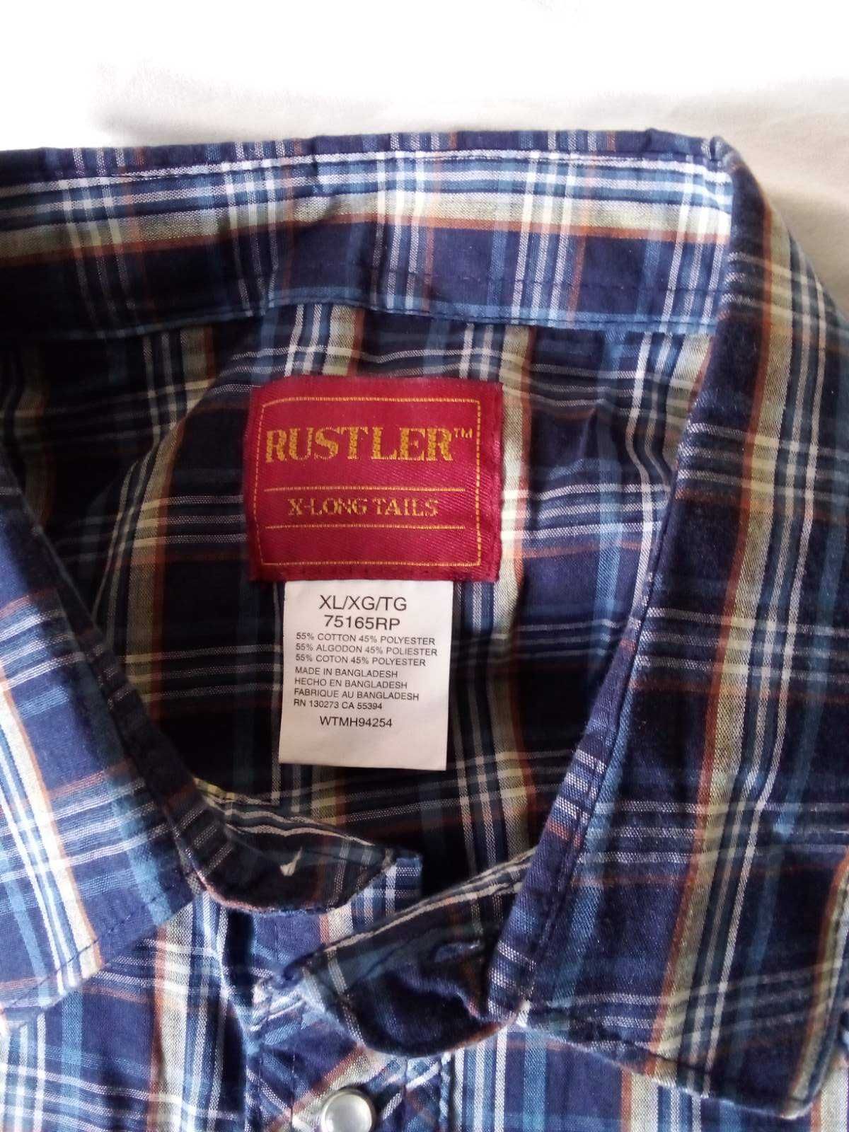 Rustler by WRANGLER western style нова мъжка риза