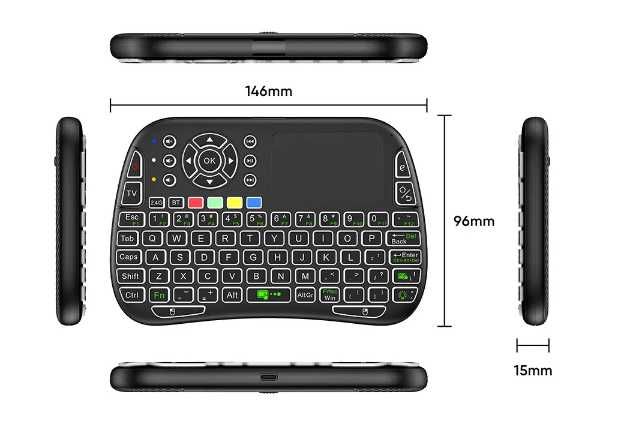 M9 air mouse дистанционна безжична клавиатура тв бокс tv box и други