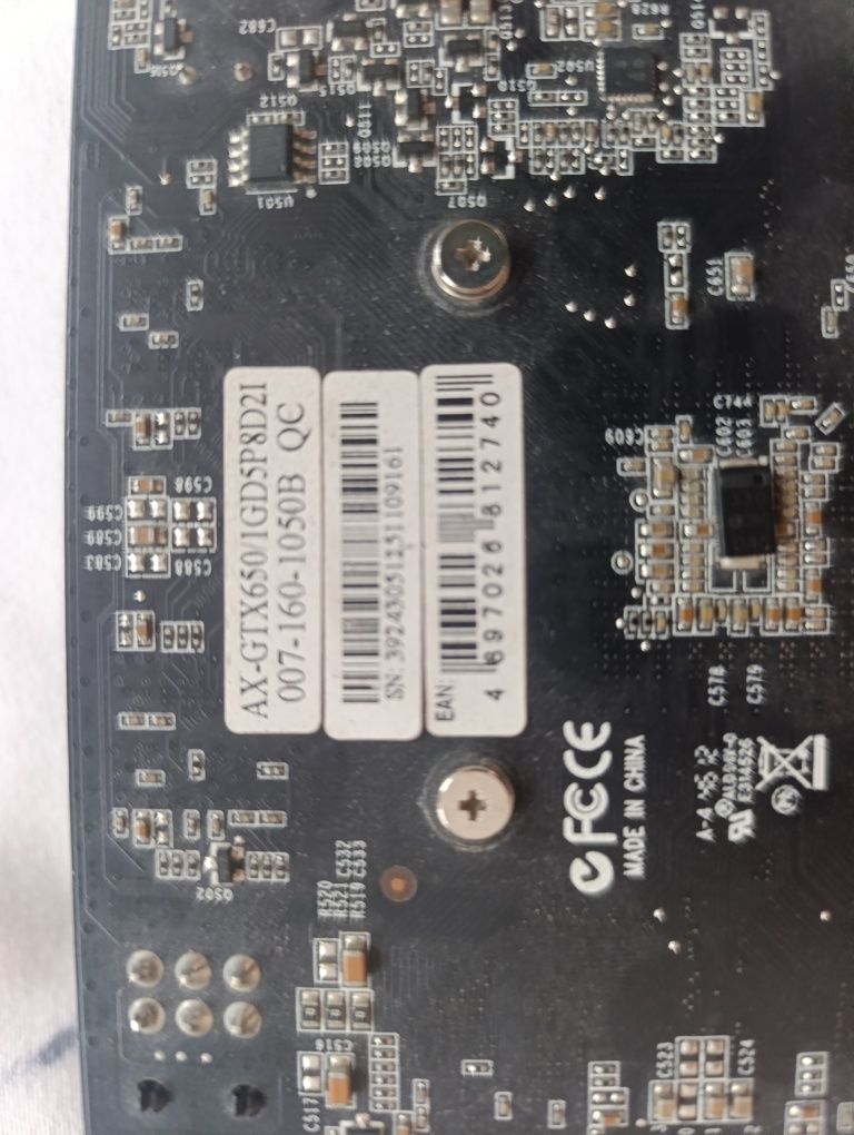 Видеокарта GTX 650 1gb 6pin