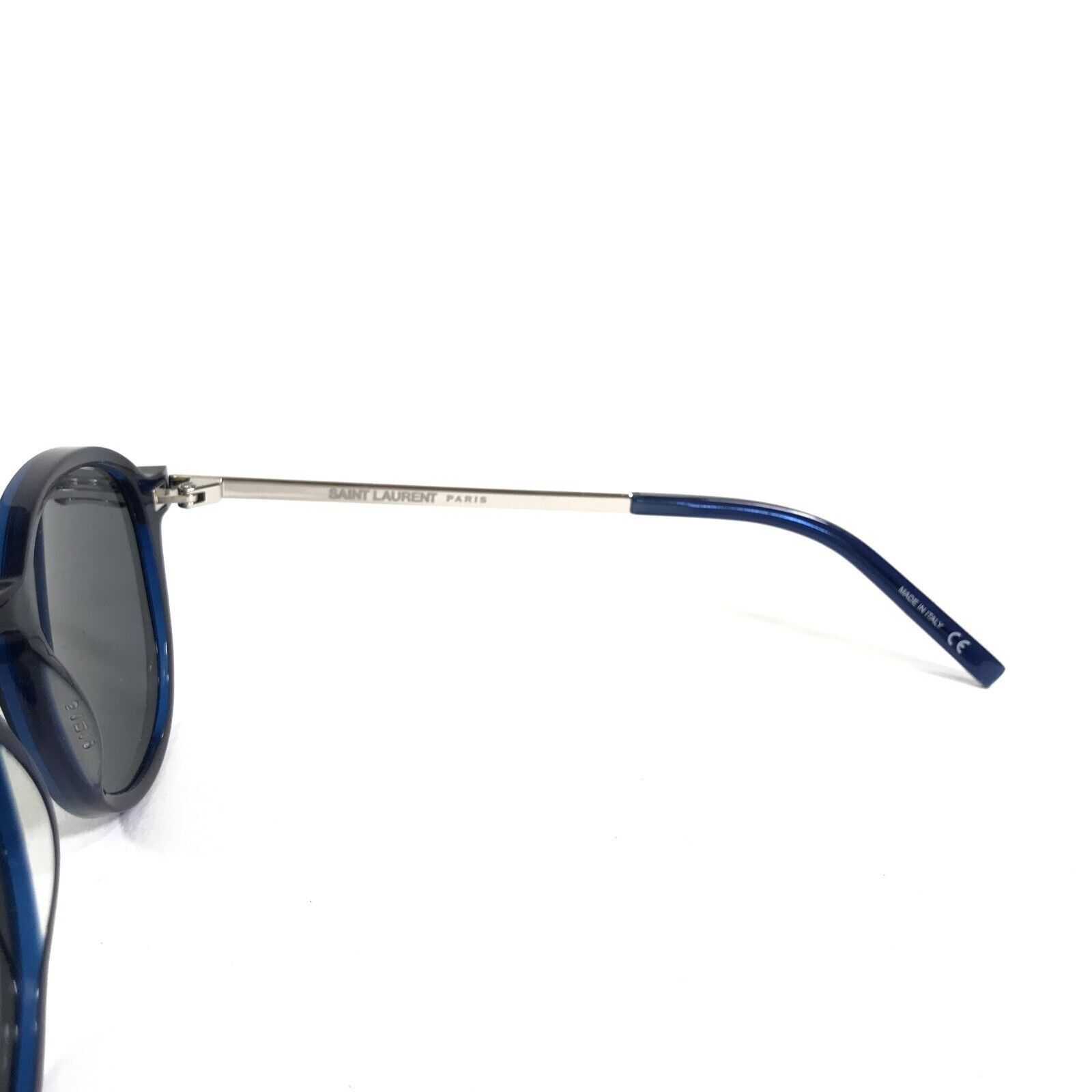 Слънчеви очила Saint Laurent SL 113/F 004 Blue Silver