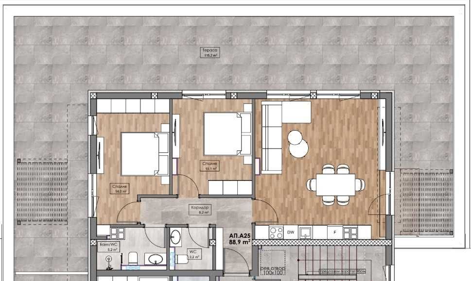 Продава се Тристаен апартамент в Пловдив, Кършияка - 152 кв.м за 1124 €/кв.м - Снимка #1