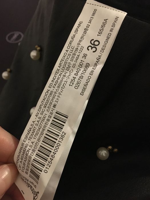 Fusta neagră măr 36 Stradivarius