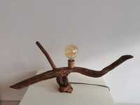 Лампа ръчна изработка/естествен материал/дървени лампи/настолна/