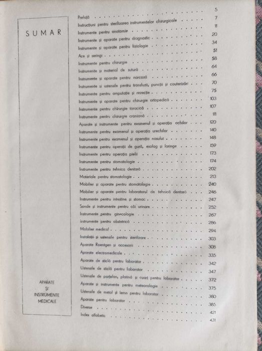 Carte - Aparate si instrumente medicale - Editura tehnica, 1956