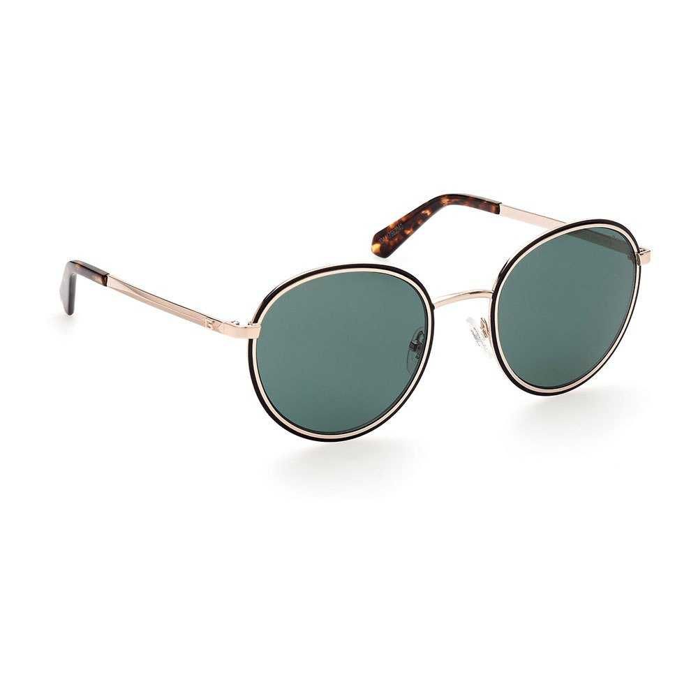 GUESS – Мъжки кръгли метални слънчеви очила "ROUND GOLD" нови с кутия