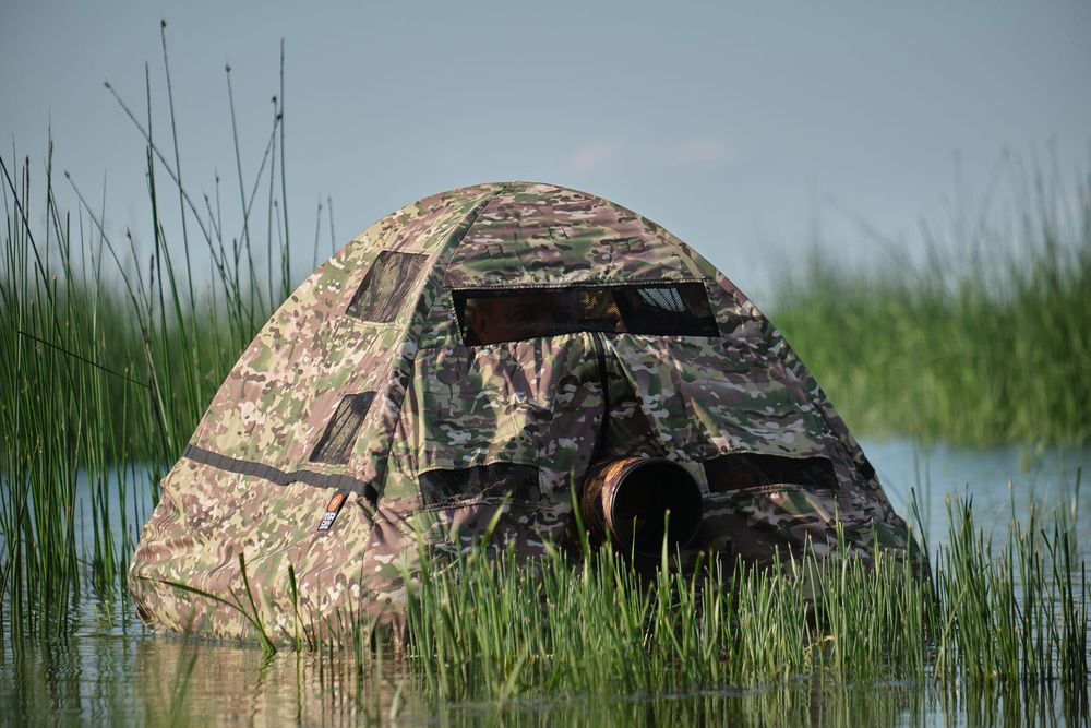 Pluta camuflaj fotografie wildlife Mr Jan Gear - Floating hide