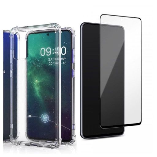 Samsung A22/A23/A25/A33/A24/A26 Husa Silicon AntiSoc +Folie Sticla 11D