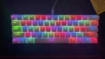 Tastatura motospeed ck62 culoarea alba