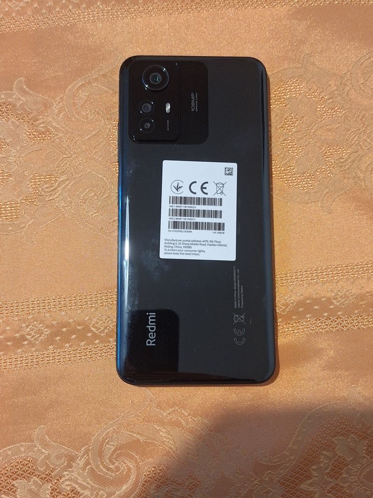 Redmi Note 12S 8GB 256 GB Onyx Black