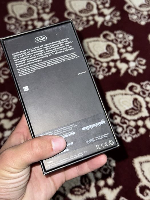 IPhone 11 Pro 64gb karobkani o'zi