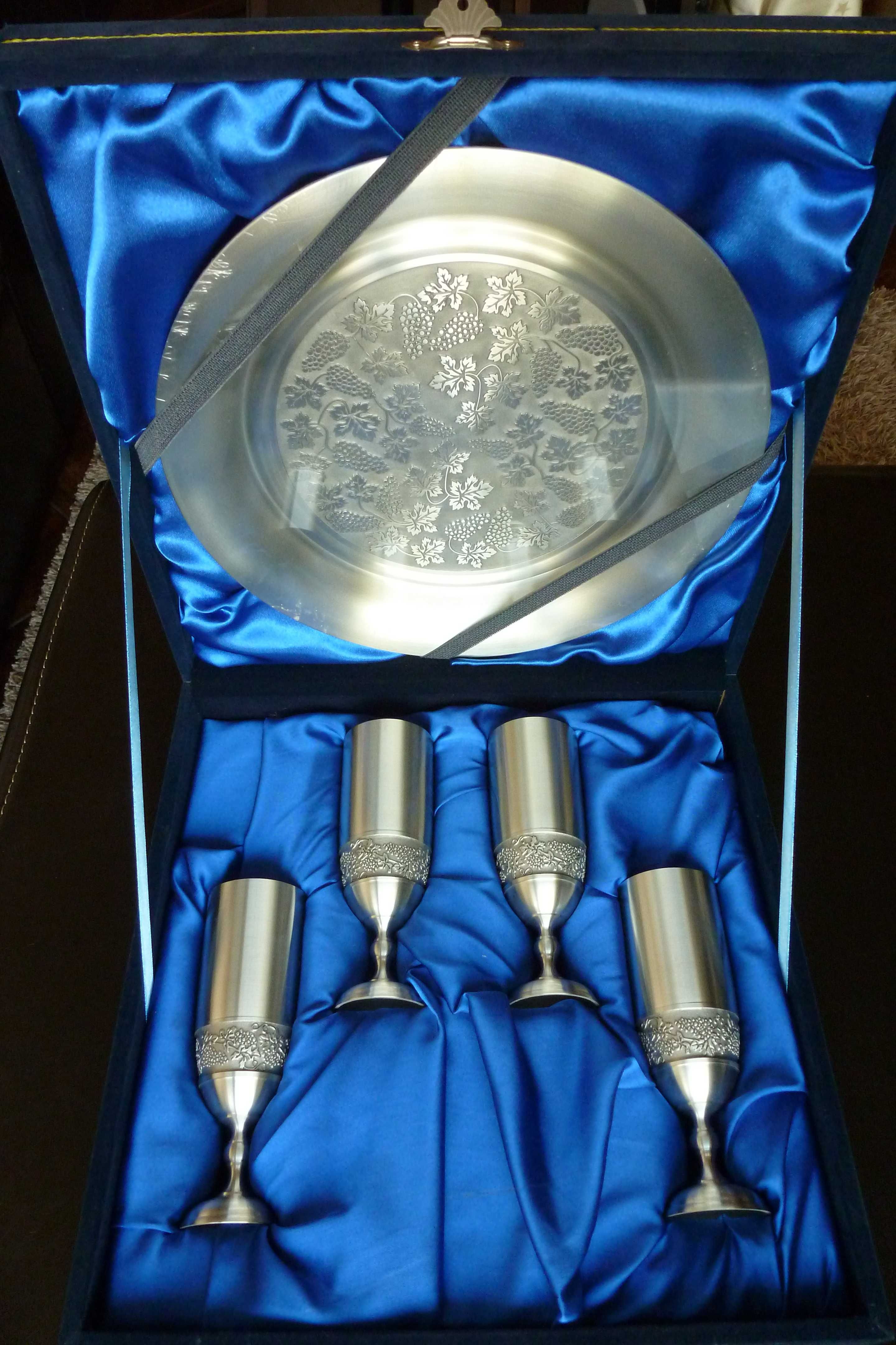 Изключително рядък аристократичен сет  Eagle Pewter 97% , Malaysia