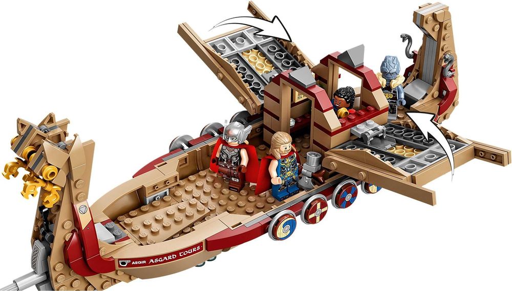 LEGO Marvel - Corabia lui Thor - Goat Boat 76208