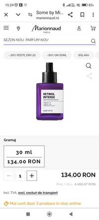 Serum retinol marrionaud