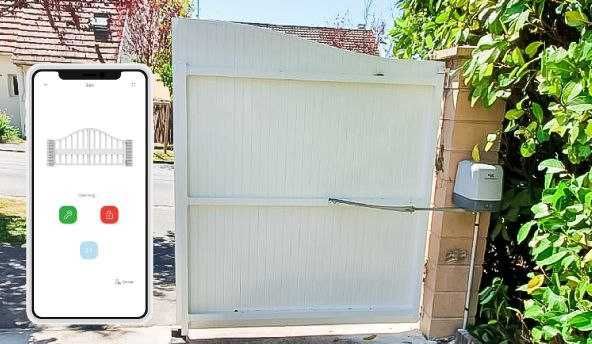 установка автоматические ворота