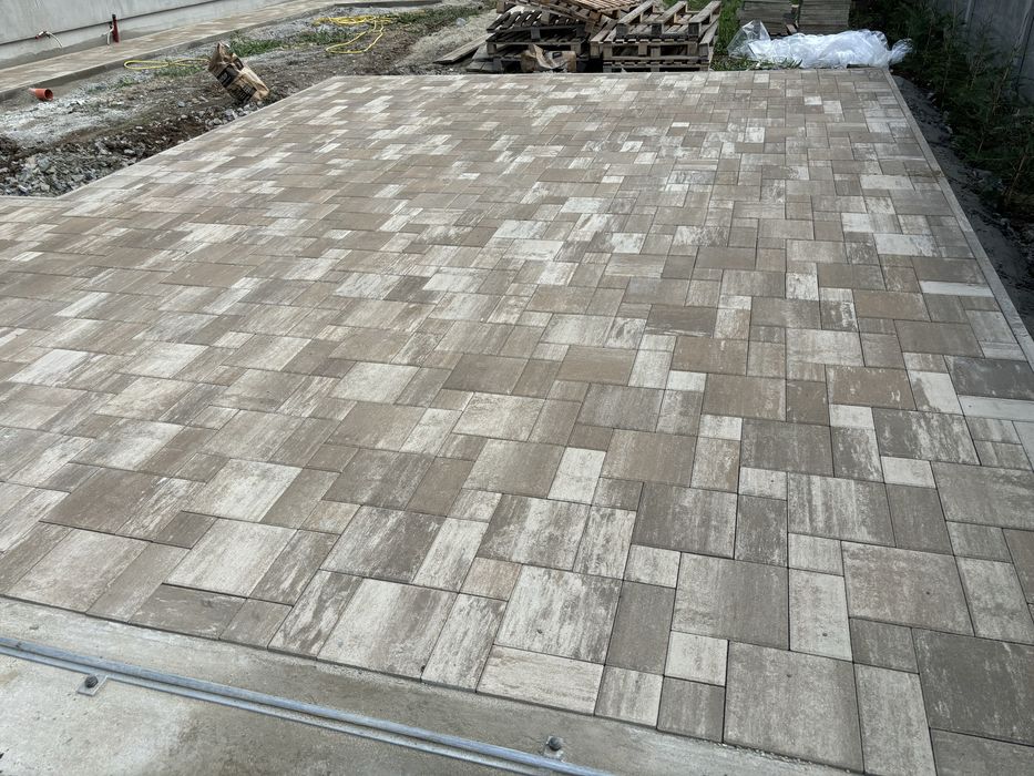 Montaj pavaj borduri dale pavele pavaje terasamente pregatim