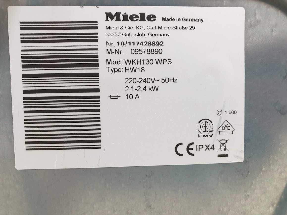 Miele Пералня - 1600rpm - TwinDos - PowerWash - Миеле 12м Гаранция